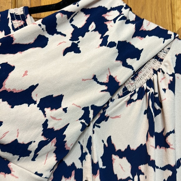 Pink & Navy long sleeve blouse - Picture 3 of 7